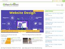 Tablet Screenshot of otherarticles.com